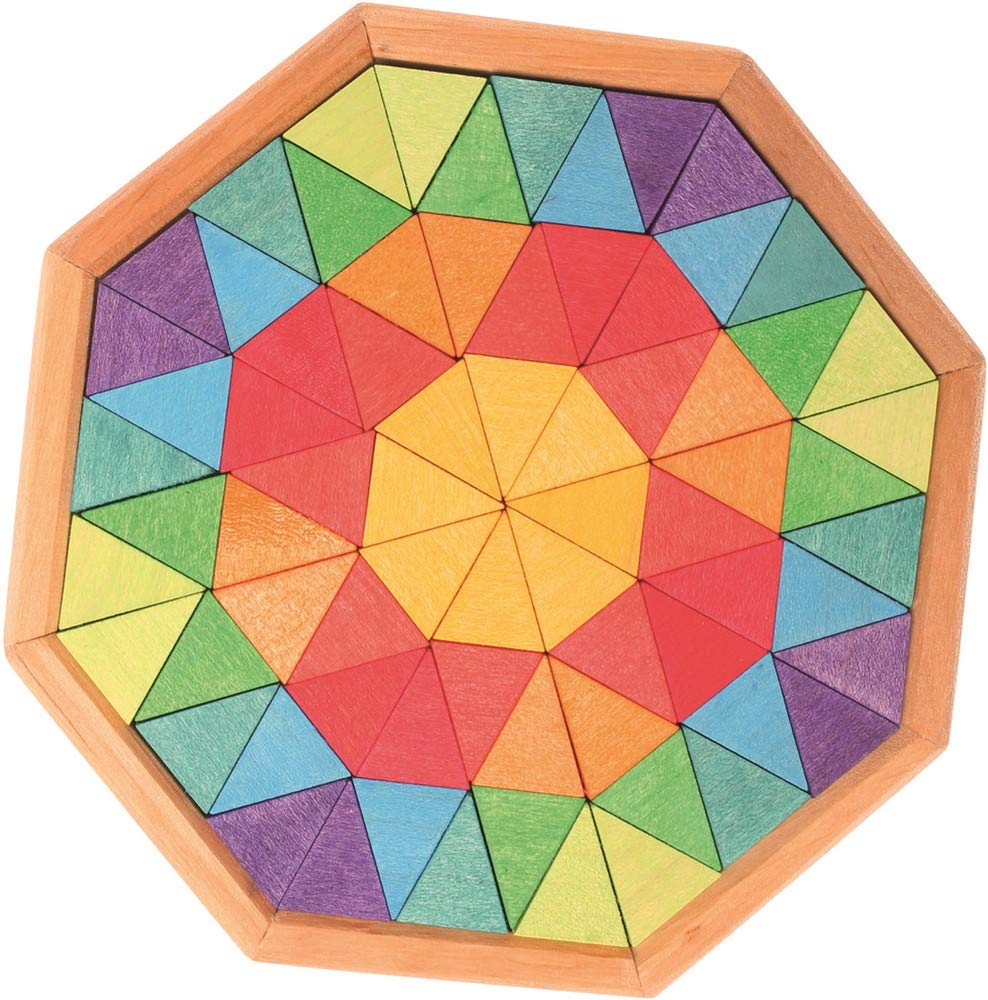 Amazon | グリムス にじのオクタゴン・ミニ GM43380 | 積み木 | おもちゃ